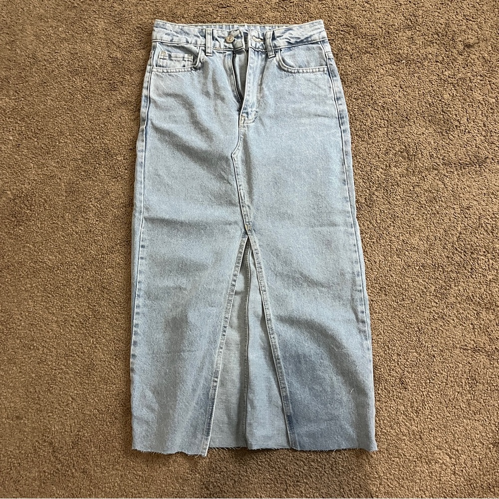 Western Denim Skirt
